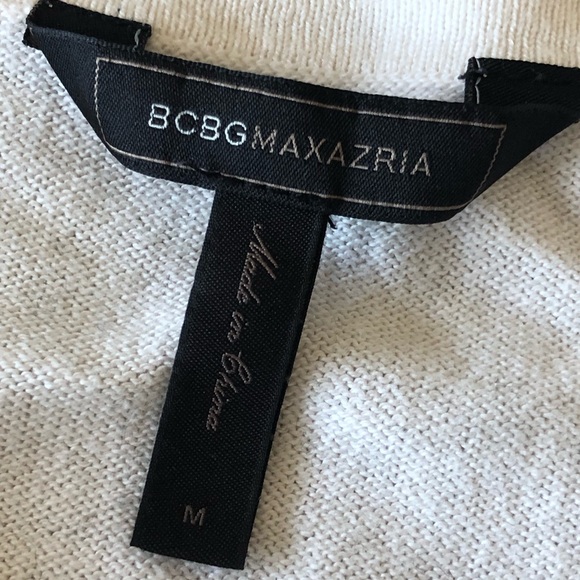 BCBGMAXAZRIA ETHEL STRIPED NAVY COMBO COLOR-BLOCKED DRESS STYLE WMP6Z941 SIZE M - Picture 2 of 10